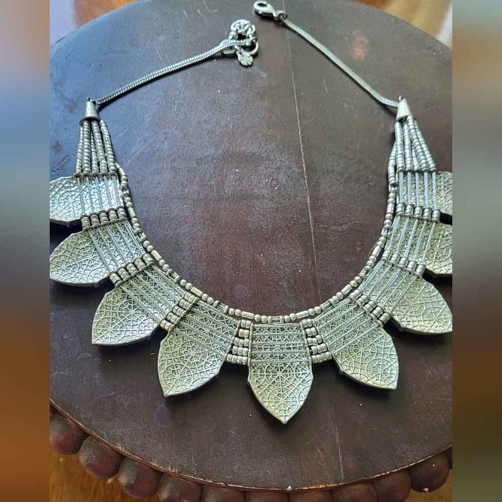 Lucky Brand Silver and Gold Fish Necklace - Picture 3 of 10